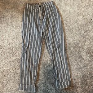 striped pants